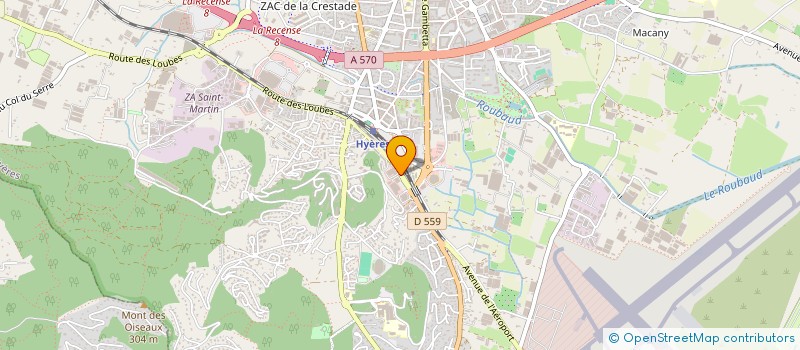 localisation de l'entreprise 478 163 587  à HYERES