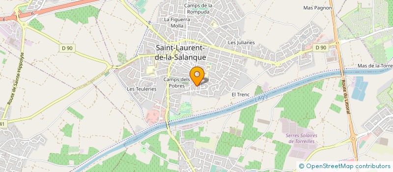 localisation de l'entreprise 478 371 073   SAINT-LAURENT-DE-LA-SALANQUE