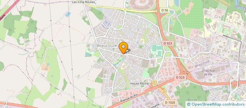 localisation de l'entreprise 478 498 108  à BEAUCOUZE