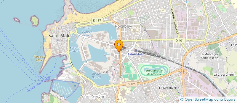 localisation de l'entreprise 478 632 888   SAINT-MALO