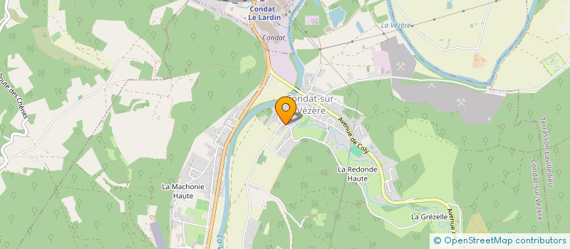 localisation de l'entreprise 478 644 263 à CONDAT-SUR-VEZERE