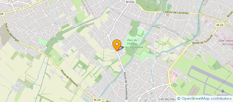 localisation de l'entreprise 478 679 822   CUGNAUX