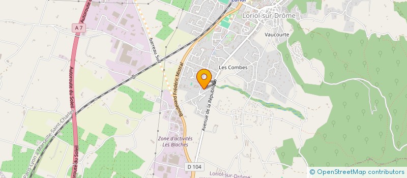 localisation de l'entreprise 478 720 147 à LORIOL-SUR-DROME