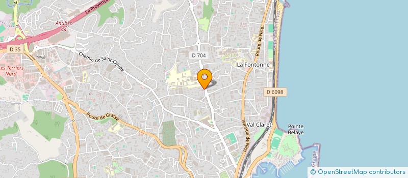 localisation de l'entreprise 478 735 301 à ANTIBES