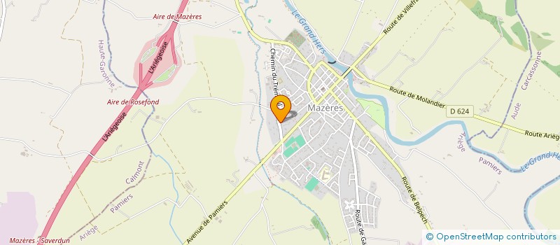 localisation de l'entreprise 478 745 458 à MAZERES