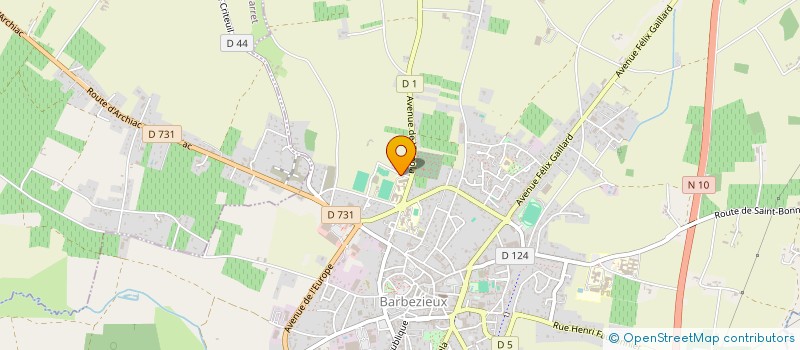 localisation de l'entreprise 478 802 879   BARBEZIEUX-SAINT-HILAIRE