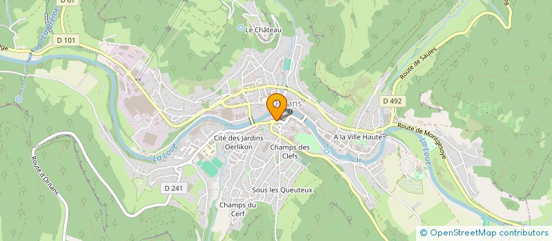 localisation de l'entreprise 478 806 003 à ORNANS