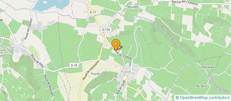 localisation de l'entreprise 478 840 556   PUJOLS