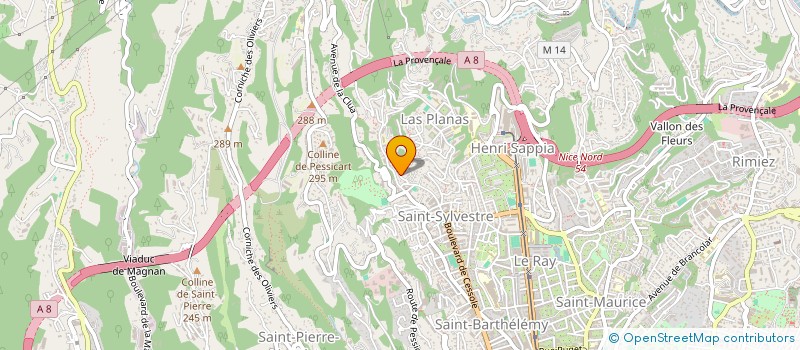 localisation de l'entreprise 478 871 155 à NICE
