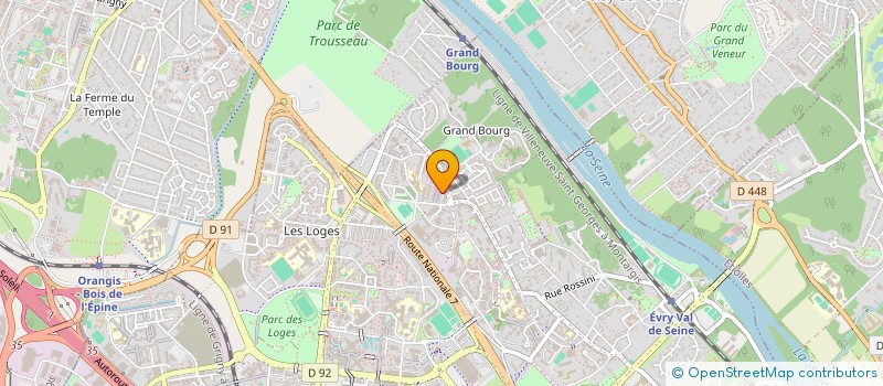 localisation de l'entreprise 478 883 119   EVRY-COURCOURONNES