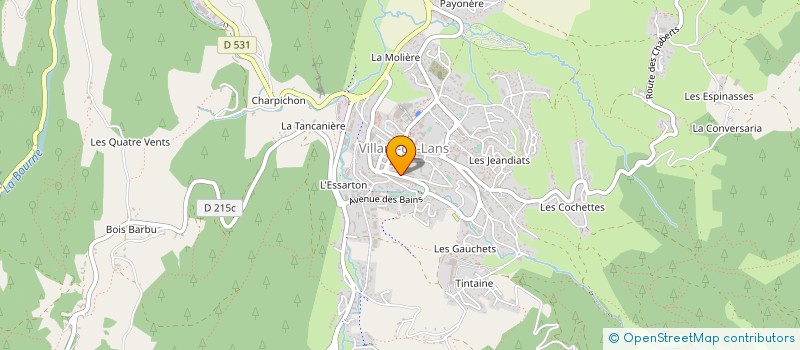 localisation de l'entreprise 478 887 722   AUTRANS-MEAUDRE EN VERCORS