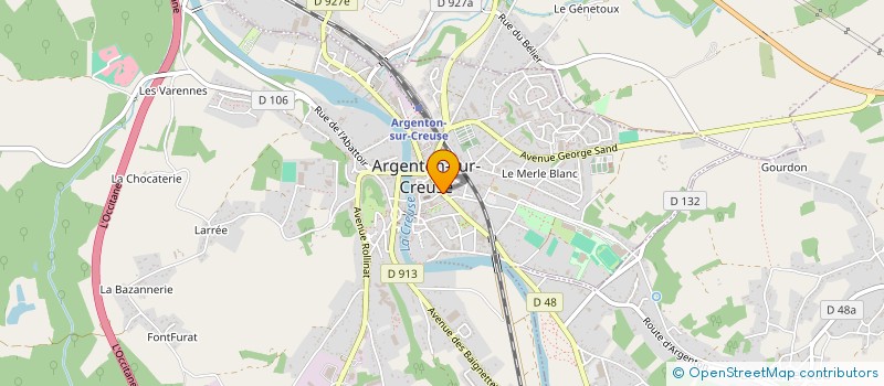 localisation de l'entreprise 478 895 295 à ARGENTON-SUR-CREUSE