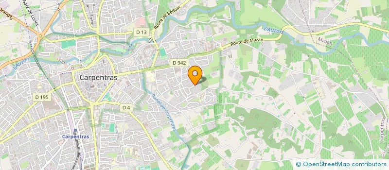 localisation de l'entreprise 478 916 828   CARPENTRAS