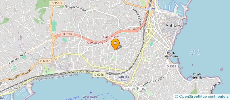 localisation de l'entreprise 478 932 494 à ANTIBES