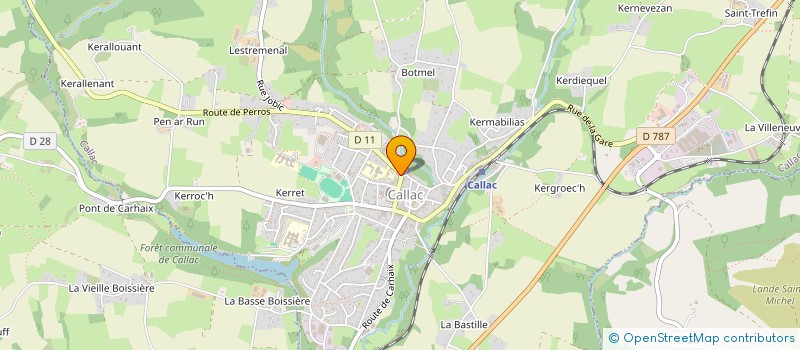 localisation de l'entreprise 478 963 978   CALLAC