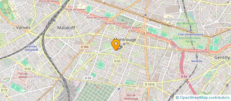 localisation de l'entreprise 479 034 399   MONTROUGE