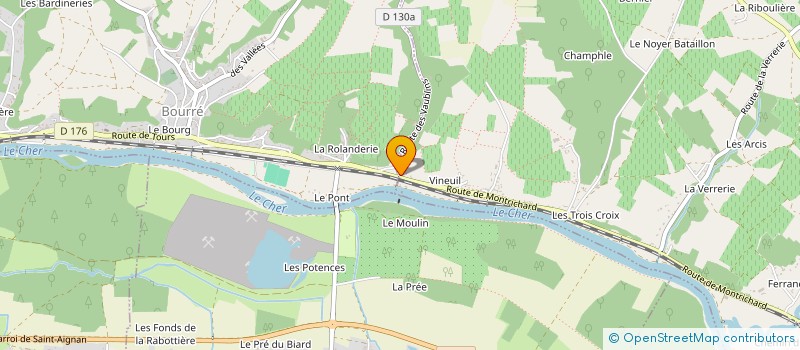localisation de l'entreprise 479 087 629   MONTRICHARD VAL DE CHER