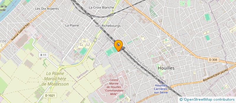 localisation de l'entreprise 479 090 524   HOUILLES