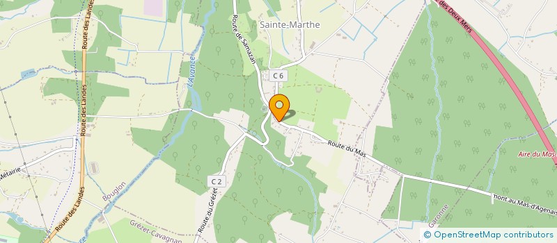 localisation de l'entreprise 479 187 411 à LABENNE