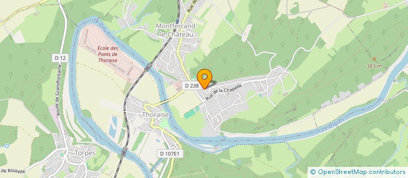 localisation de l'entreprise 479 306 722   MONTFERRAND-LE-CHATEAU