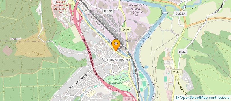 localisation de l'entreprise 479 461 477   CHAMPIGNEULLES