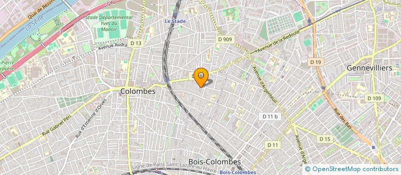 localisation de l'entreprise 479 550 972 à COLOMBES