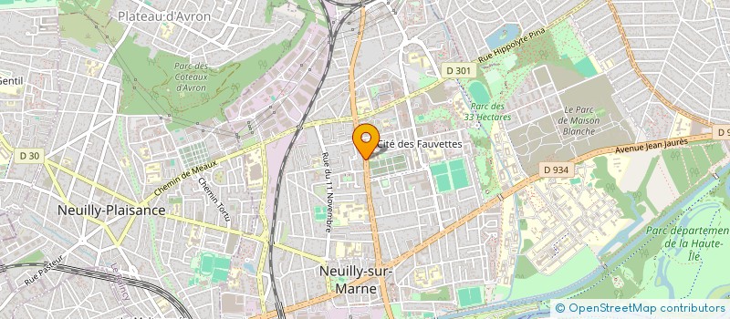 localisation de l'entreprise 479 567 612 à NEUILLY-SUR-MARNE