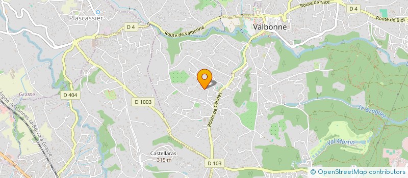 localisation de l'entreprise 479 617 169 à MOUGINS