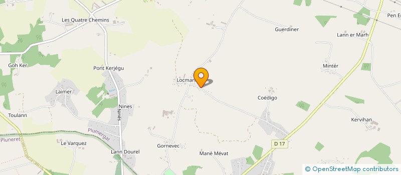 localisation de l'entreprise 479 618 860  à AURAY