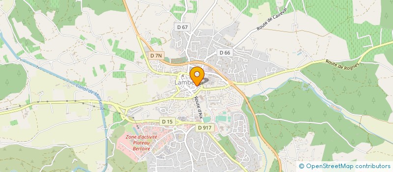 localisation de l'entreprise 479 730 020   LAMBESC