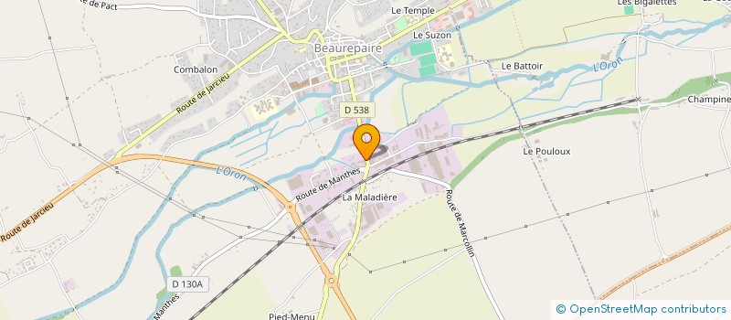 localisation de l'entreprise 479 756 140   BEAUREPAIRE