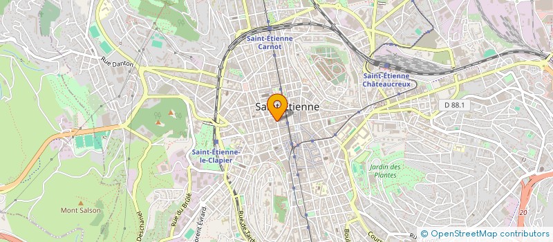 localisation de l'entreprise 479 756 249 à ROANNE