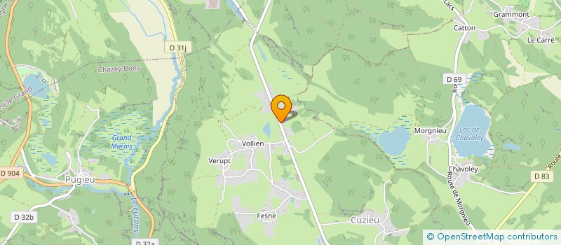 localisation de l'entreprise 479 778 177   CUZIEU