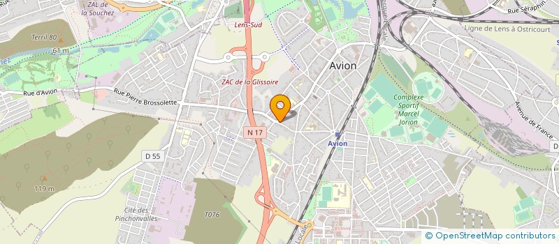 localisation de l'entreprise 479 818 932   LENS