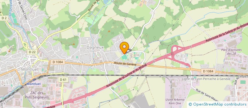 localisation de l'entreprise 479 932 790   DAGNEUX