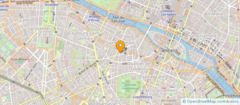 localisation de l'entreprise 47BONAPARTE  PARIS