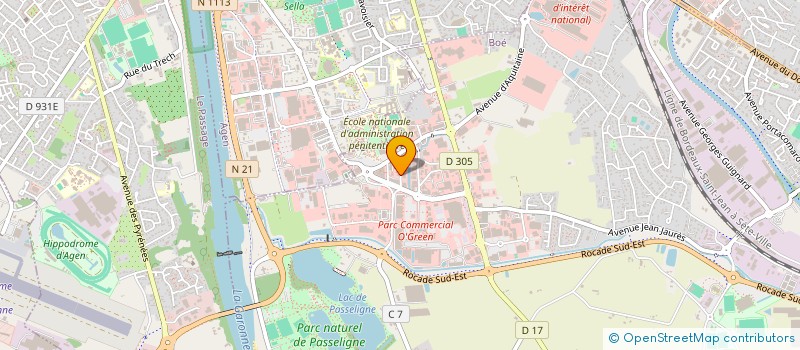 localisation de l'entreprise 47FM à BOE