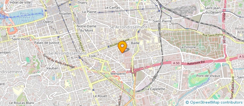 localisation de l'entreprise 48 B  MARSEILLE