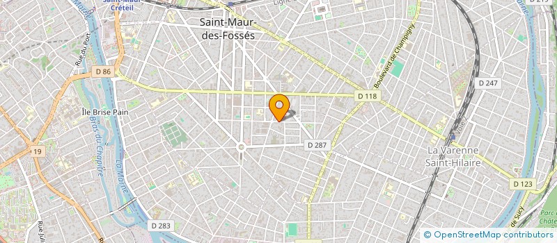 localisation de l'entreprise 48 BIS DELERUE à SAINT-MAUR-DES-FOSSES