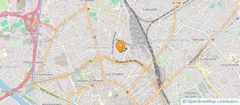 localisation de l'entreprise 48 HEURES IMMO  TOULOUSE