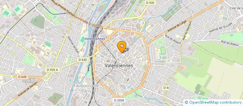 localisation de l'entreprise 48 R.I  VALENCIENNES