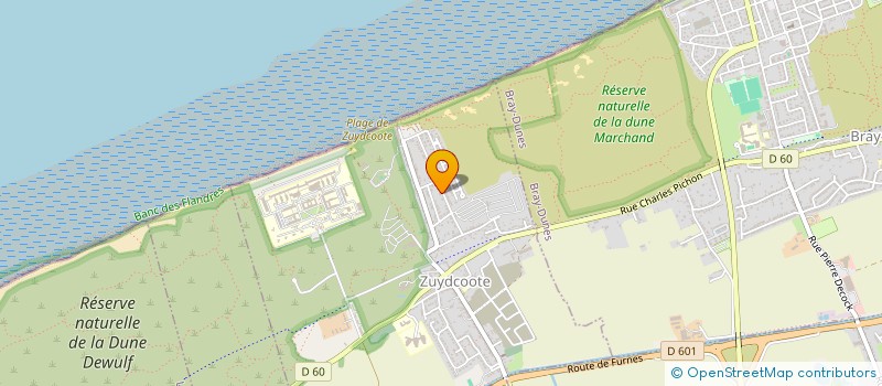 localisation de l'entreprise 48 RUE ARAGO  ZUYDCOOTE