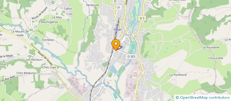 localisation de l'entreprise 48 RUE MADAME  OBJAT