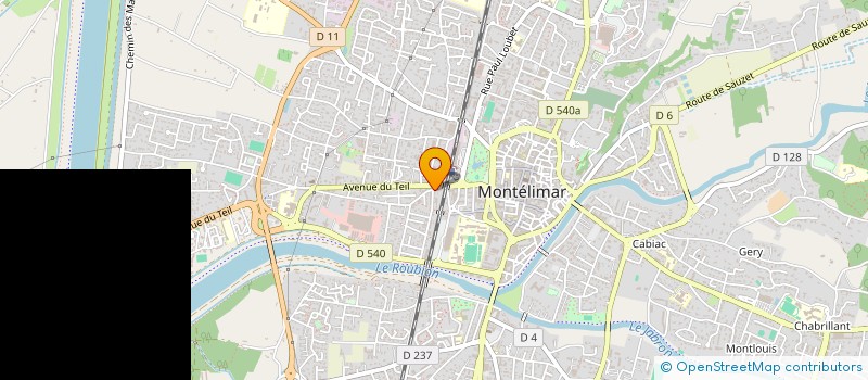 localisation de l'entreprise 48 TH à MONTELIMAR