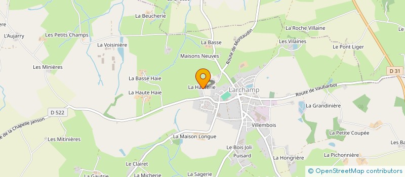 localisation de l'entreprise 480 038 827   LARCHAMP
