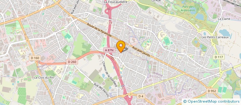 localisation de l'entreprise 480 053 255   LES PONTS-DE-CE