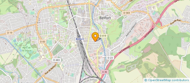 localisation de l'entreprise 480 122 928   BELFORT