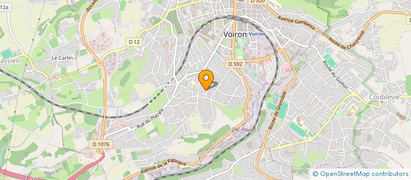 localisation de l'entreprise 480 162 007   VOIRON