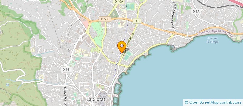 localisation de l'entreprise 480 235 860 à LA CIOTAT
