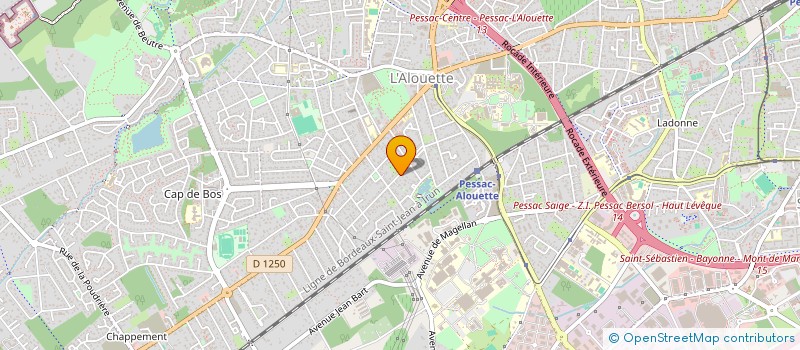 localisation de l'entreprise 480 348 804 à PESSAC